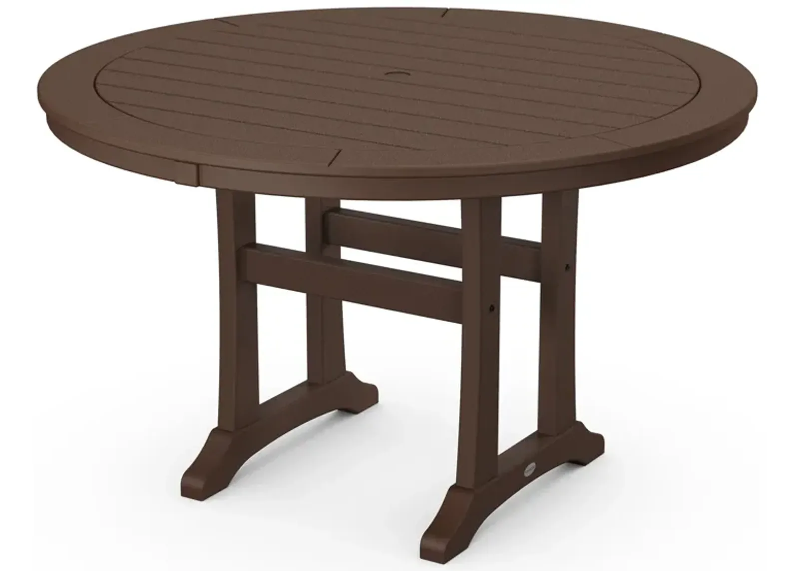 Nautical Trestle 48" Round Dining Table