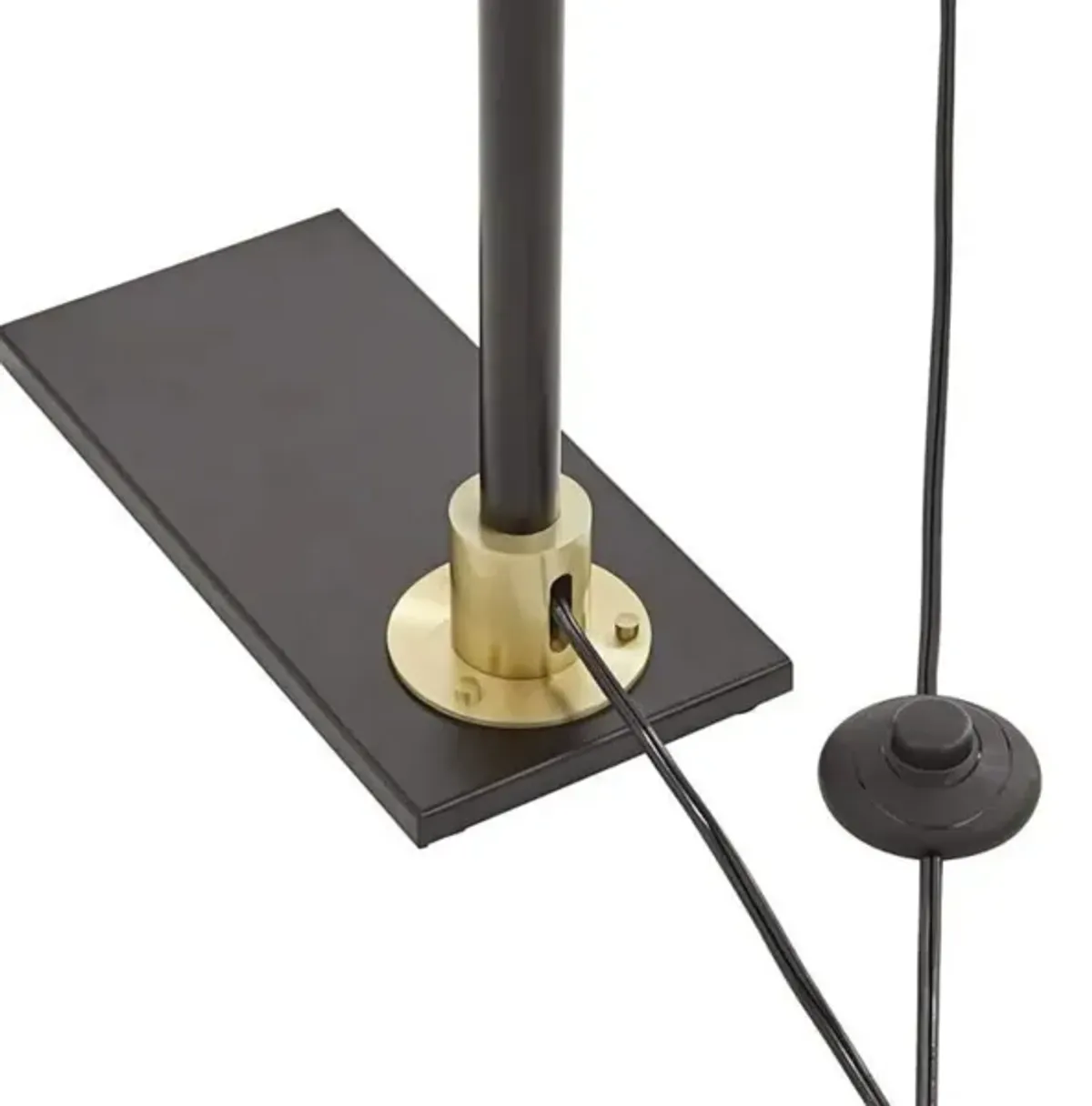 Black Pharmacy Adjustable Floor Lamp 54"H