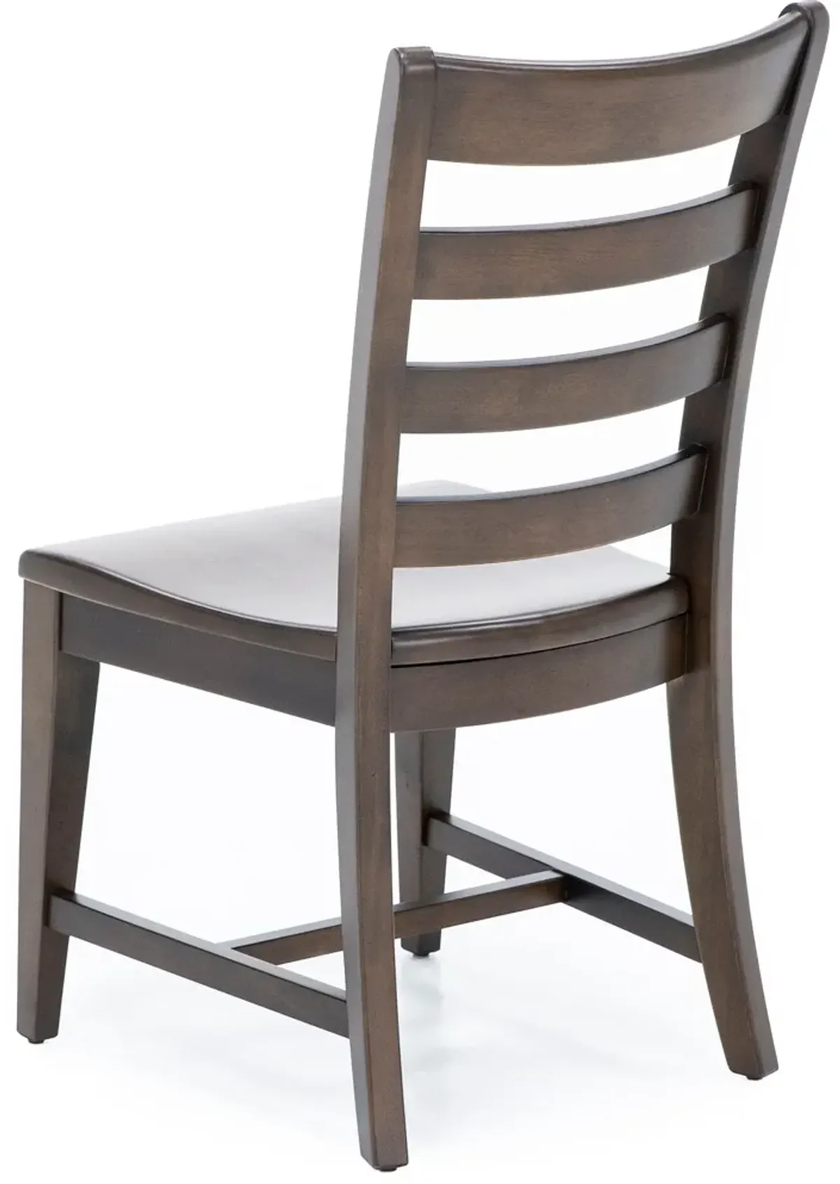 Kincaid Kafe Ladderback Side Chair Wood Seat In Ash Mocha