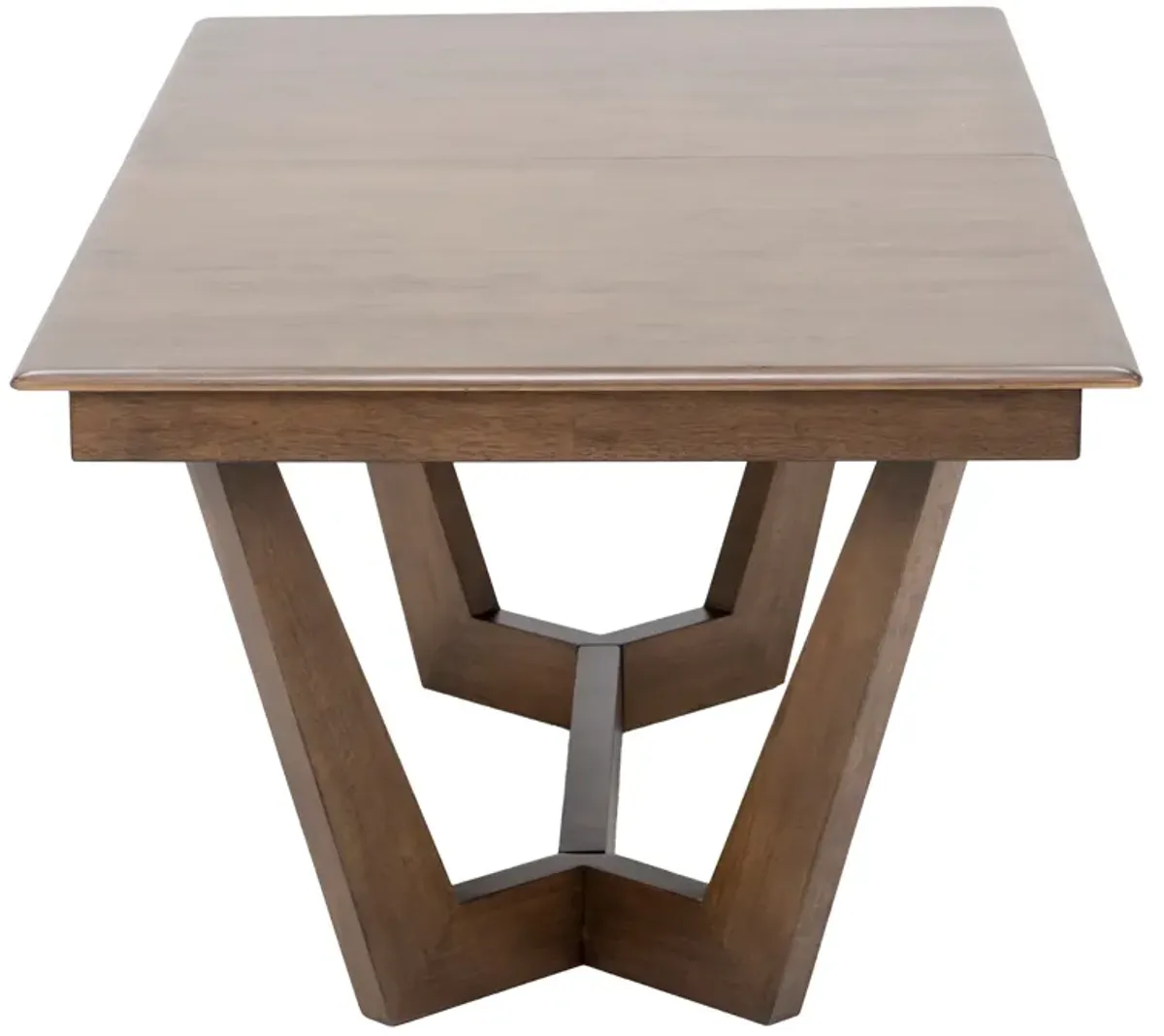 Kincaid Kafe 80-100" Rectangular Trestle Table In Ash Latte