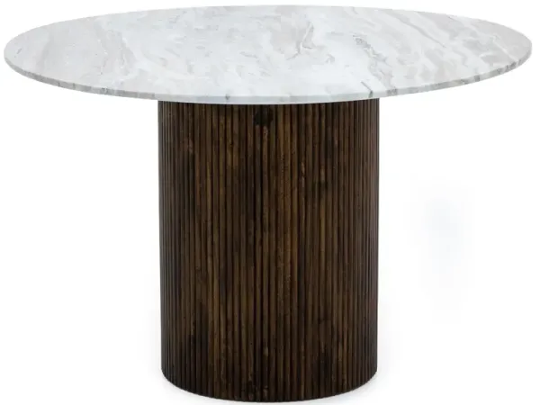 Jasper 47" Round Marble Dining Table