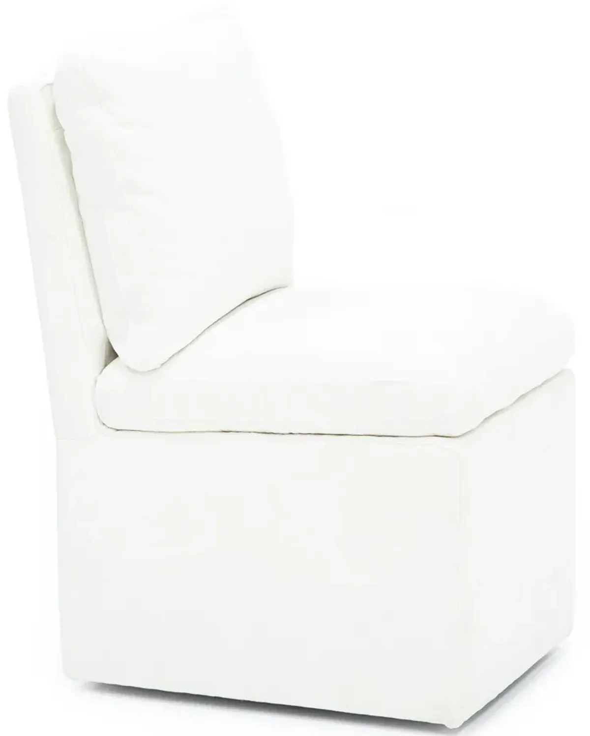 Ivory Caster Side Chair