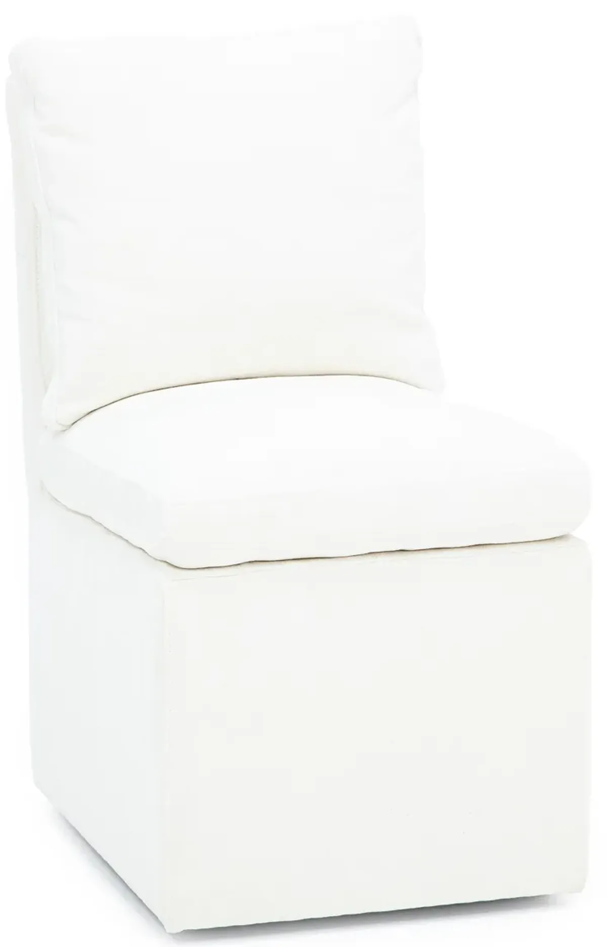 Ivory Caster Side Chair