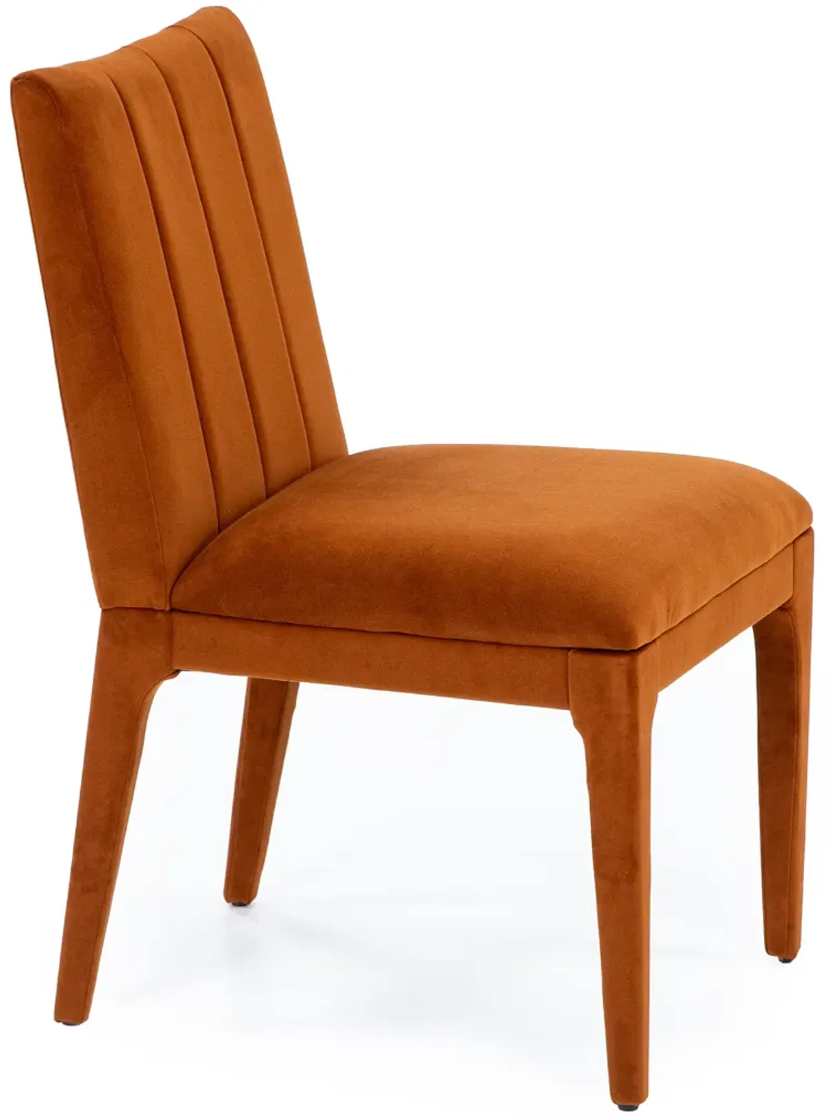 Mica Rust Velvet Side Chair