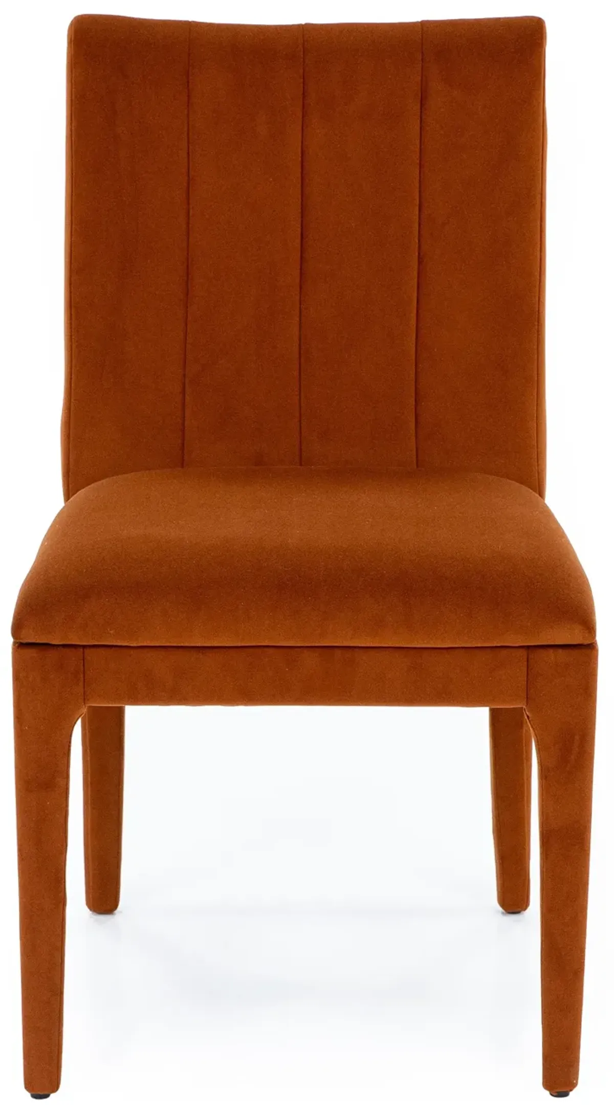 Mica Rust Velvet Side Chair