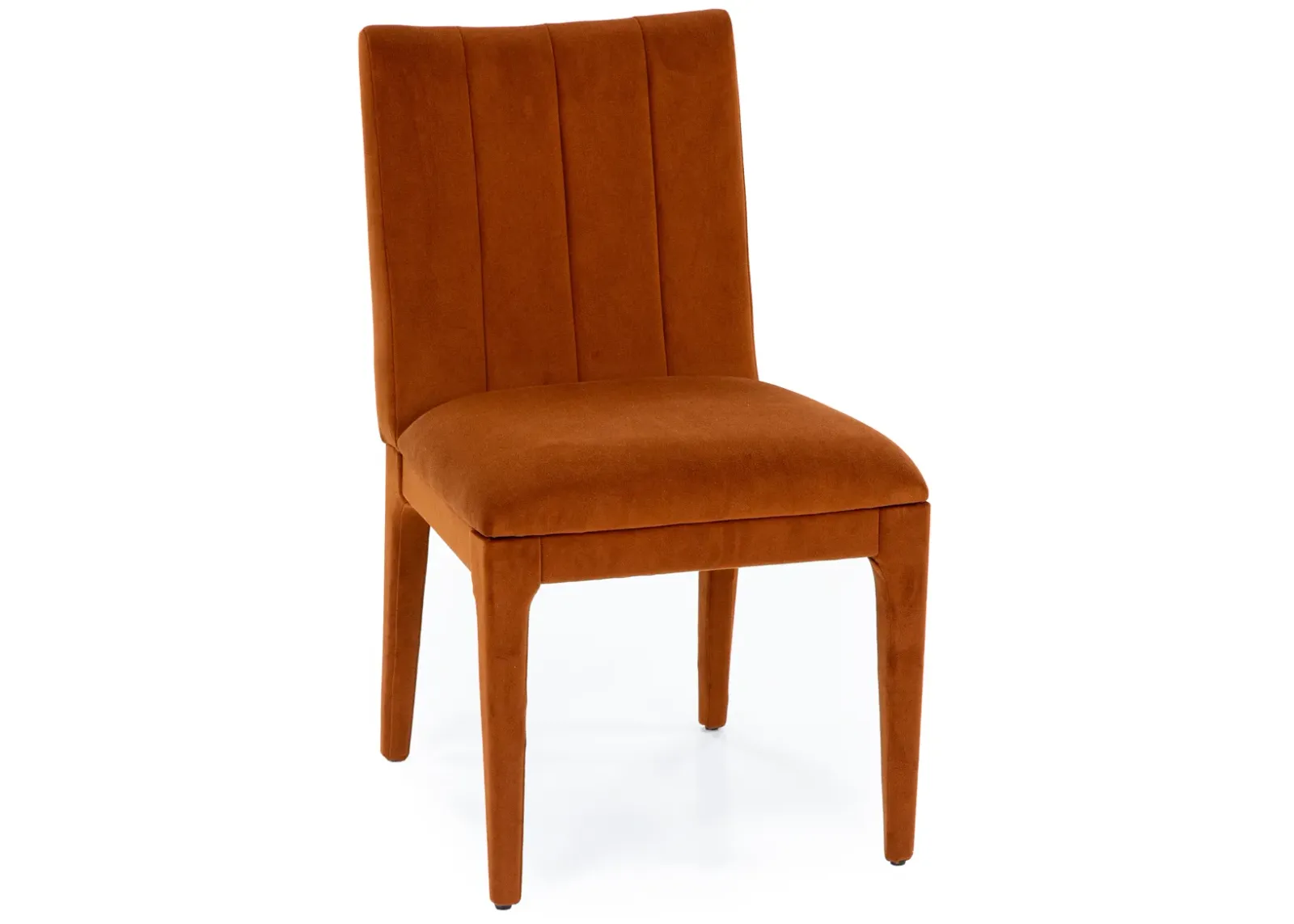 Mica Rust Velvet Side Chair