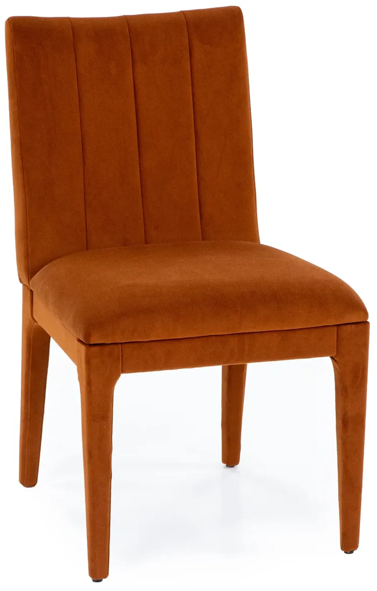 Mica Rust Velvet Side Chair