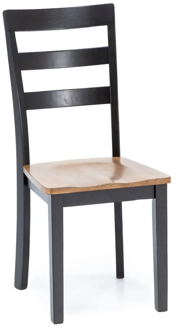 Caden Side Chairs In Natural Dark Brown