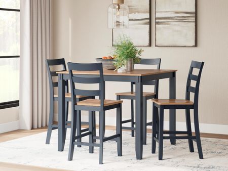 Caden 5PC Counter Height Dining Set (One Box)