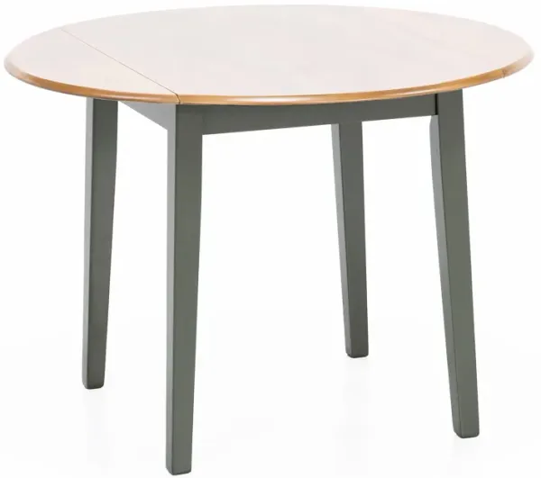 Caden 42" Drop Leaf Table In Natural Green