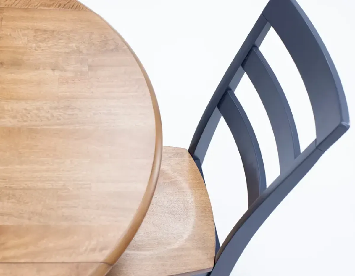 Caden 42" Drop Leaf Table In Natural Blue