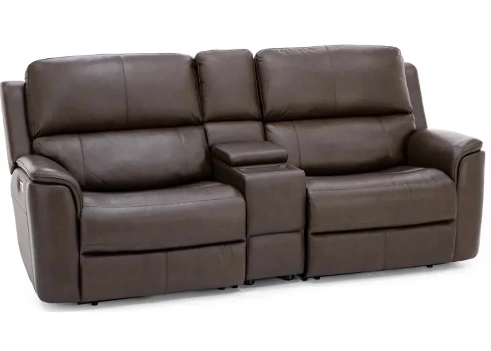 Hank 3-Pc. Leather Fully Loaded Zero Gravity Reclining Console Loveseat With Wireless Charging