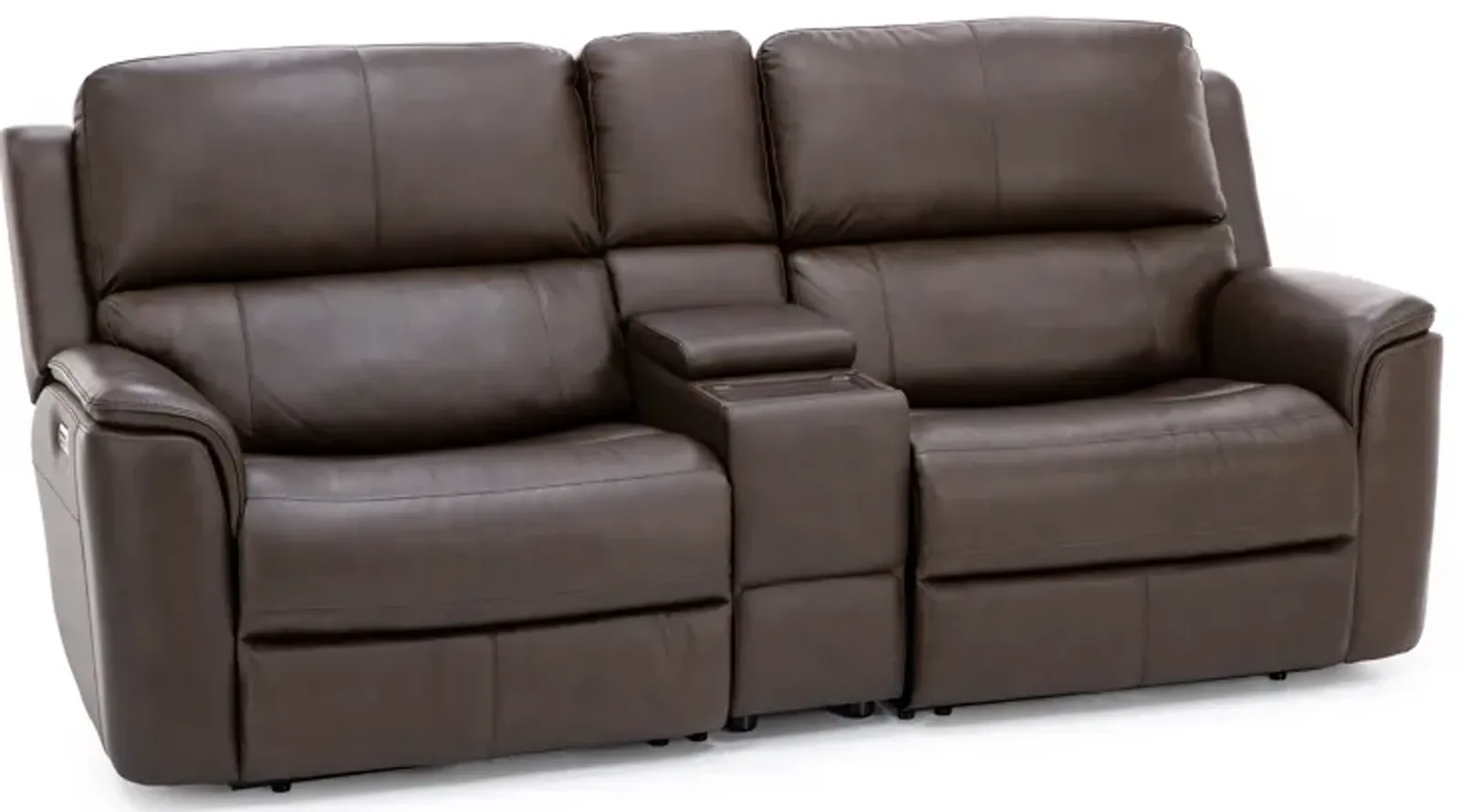 Hank 3-Pc. Leather Fully Loaded Zero Gravity Reclining Console Loveseat With Wireless Charging