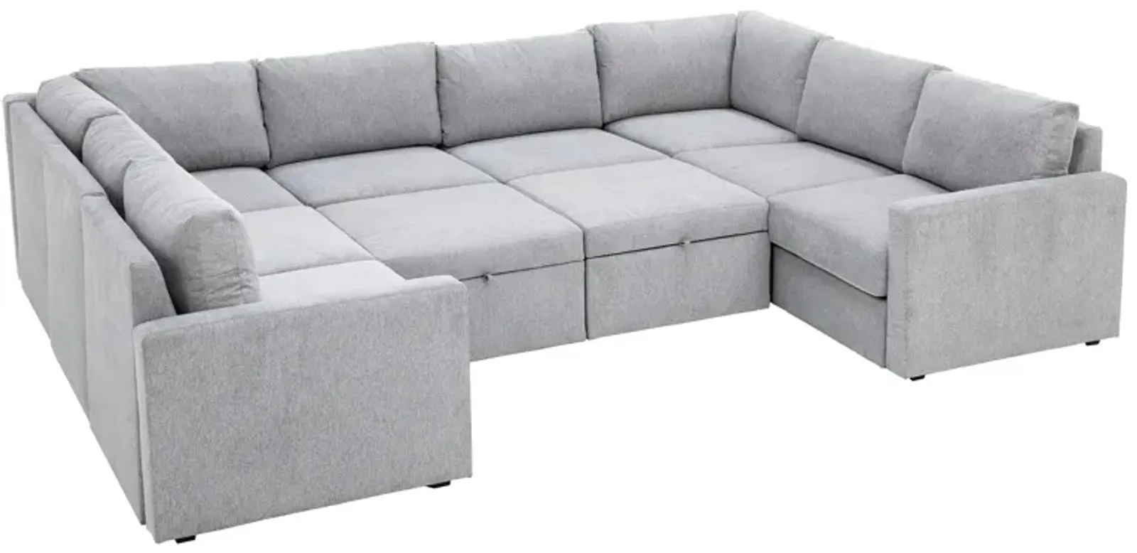 Flex 8-Seat Modular With Two Ottomans