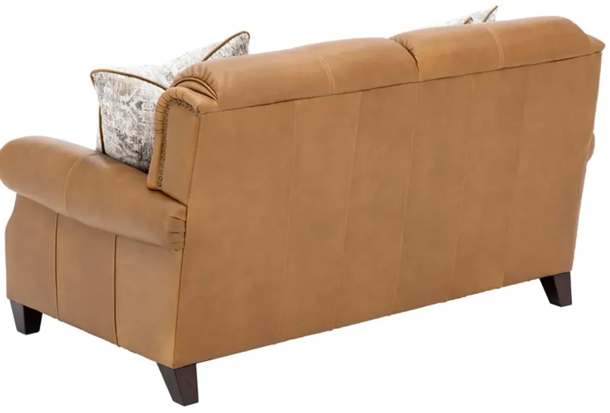 Midland Leather Loveseat