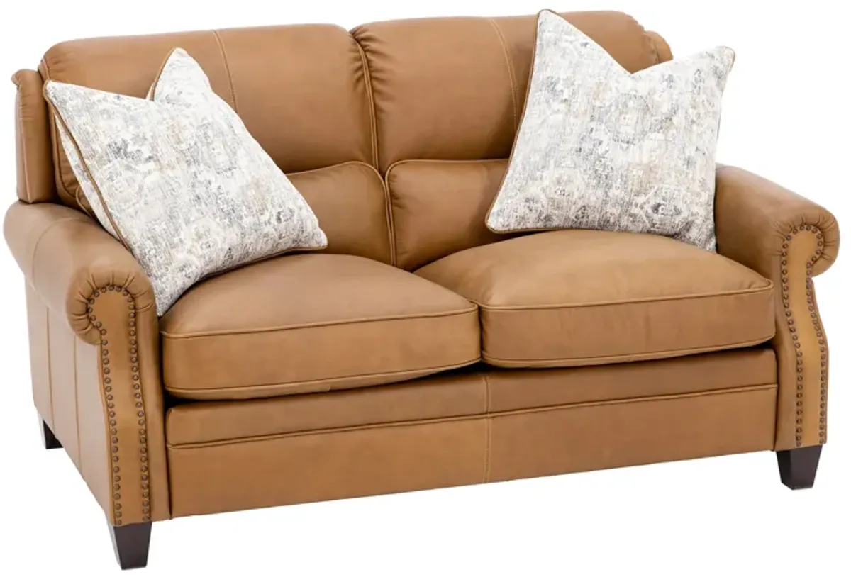 Midland Leather Loveseat