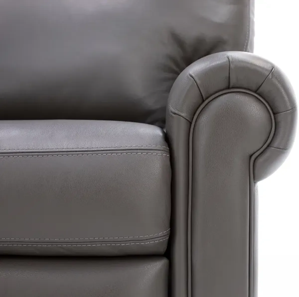 Design and Recline Fairfax Leather Power Reclining Loveseat