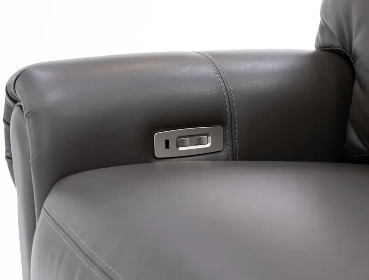 Design and Recline Fairfax Leather Power Reclining Sofa