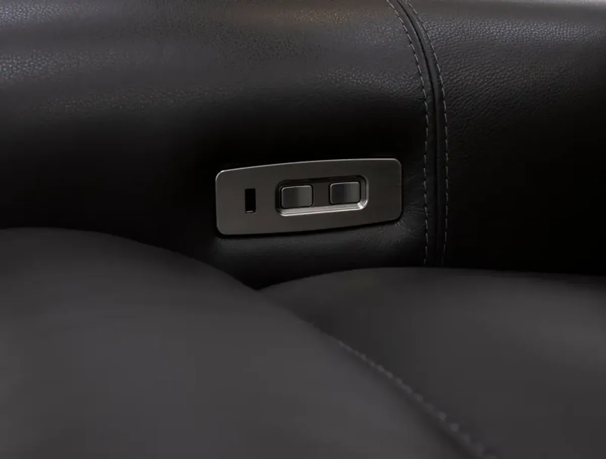 Design and Recline Connor Leather Power Reclining Sofa