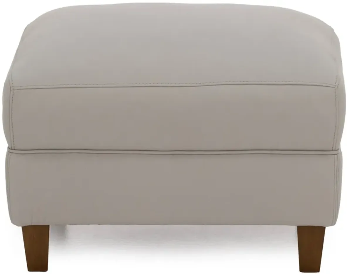 McAllen Leather Ottoman