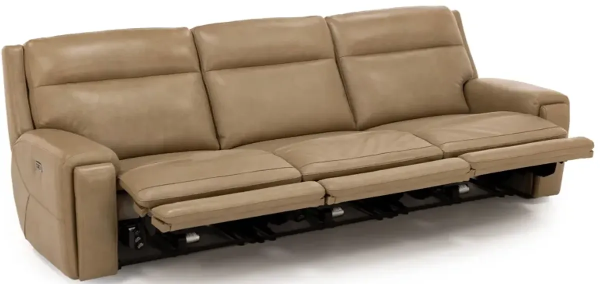 Monroe 3-Pc. Leather Power Headrest Zero Gravity Reclining Sofa
