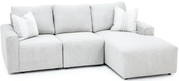 Flexsteel Creek 3-Pc. Chaise Sofa In Creek Desert In Right-Facing