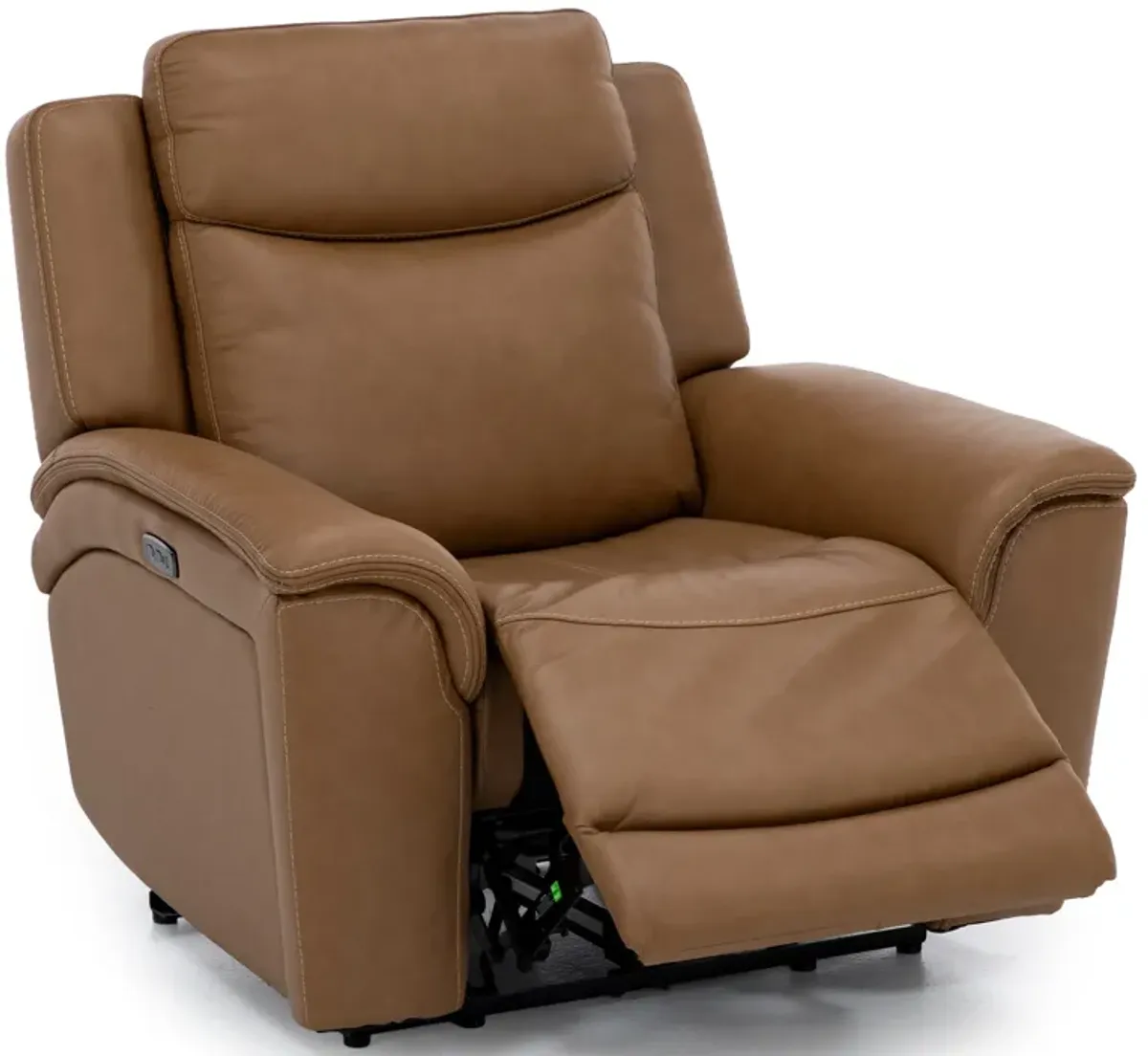 Davidson Leather Power Headrest Reclining Wall Saver Recliner