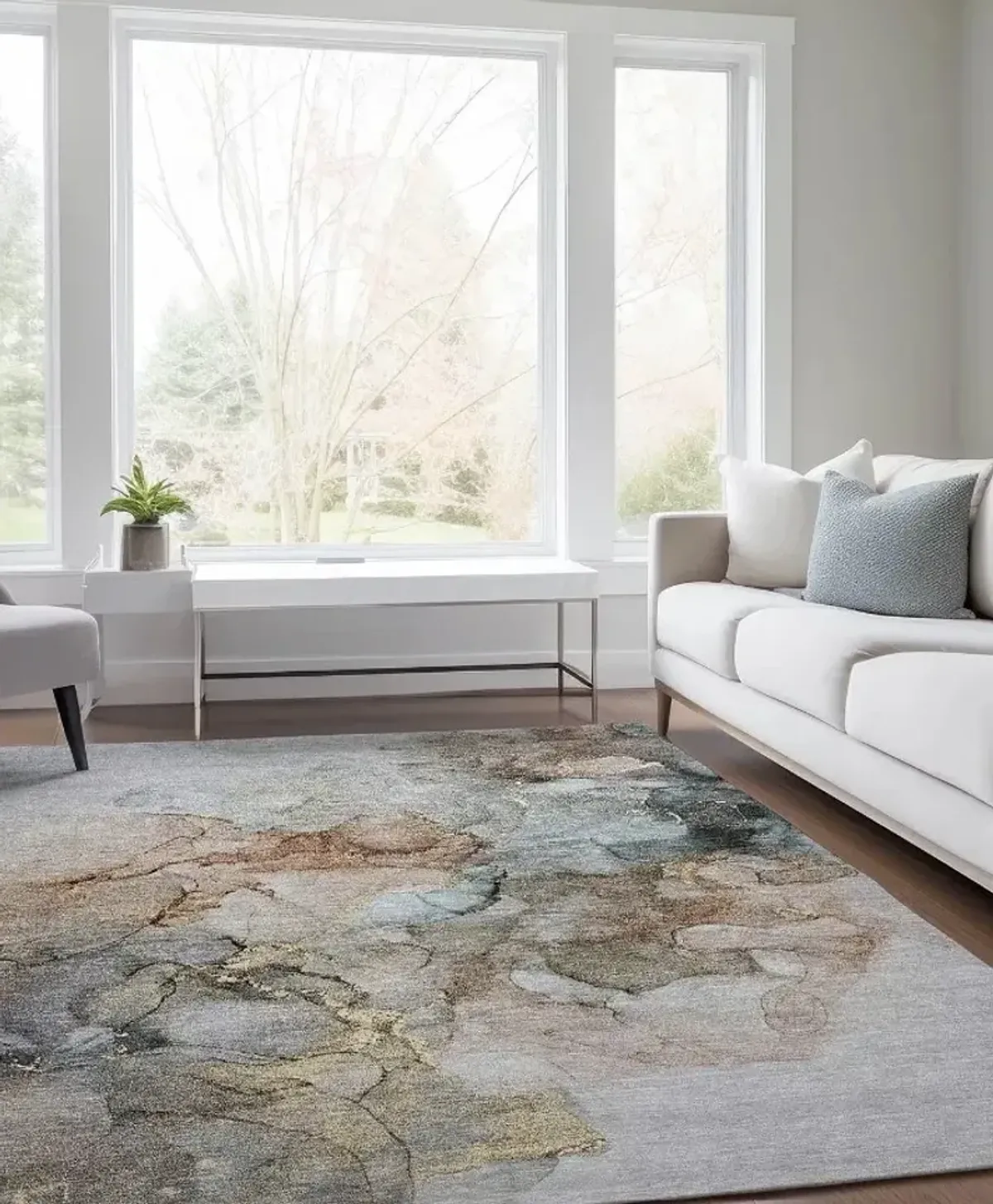 Odyssey Tan Area Rug 5'W x 7'6"L