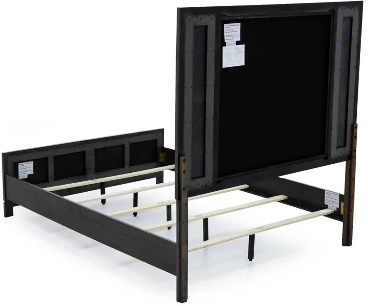 Reba Queen Upholstered Panel Bed