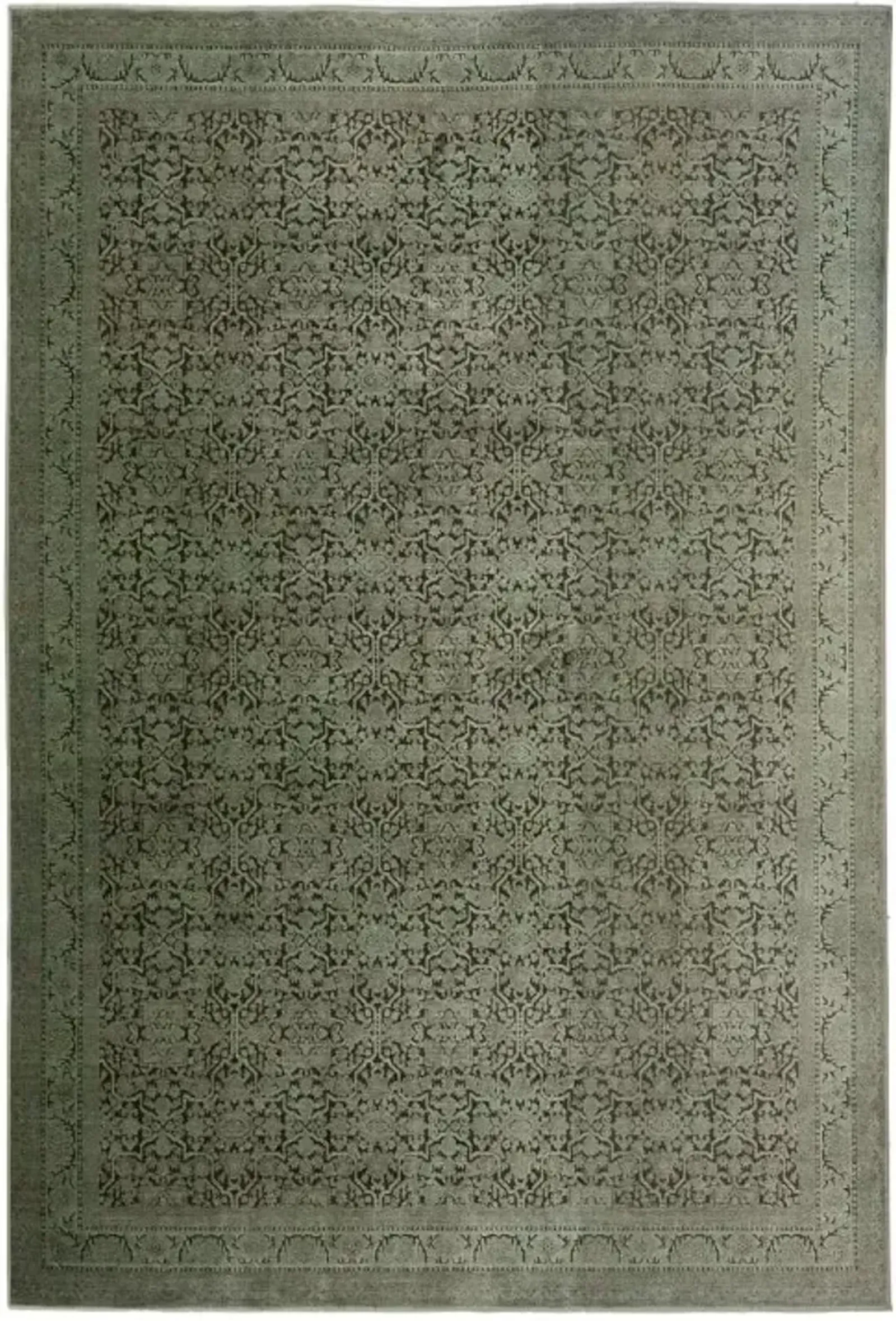 Vizcia Green Area Rug 5'1"W x 7'8"L