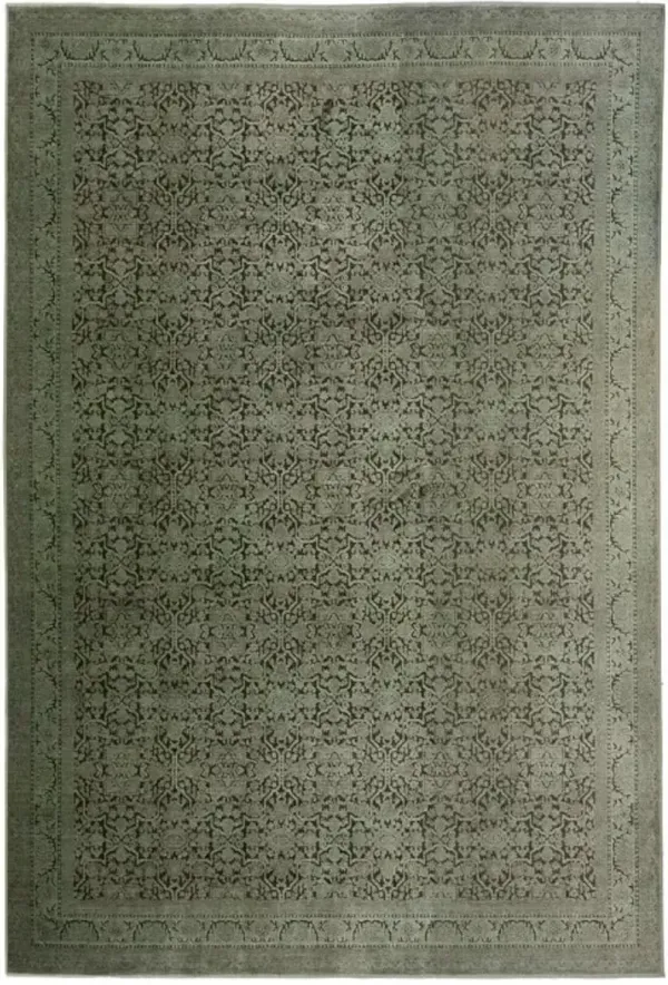 Vizcia Green Area Rug 8'W x 10'L