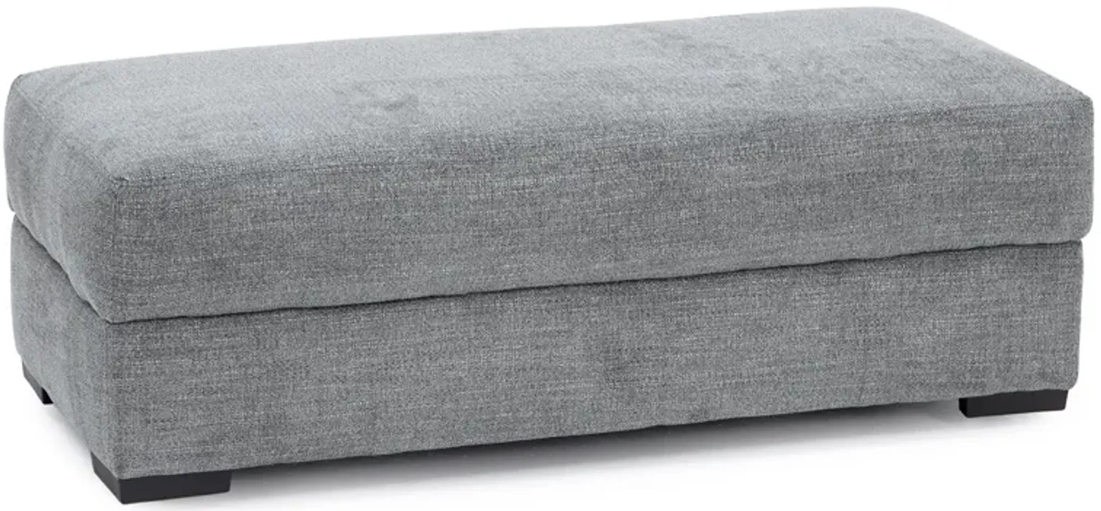 Balin Wide Storage Ottoman in Charcoal