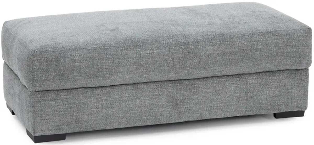 Balin Wide Storage Ottoman in Charcoal