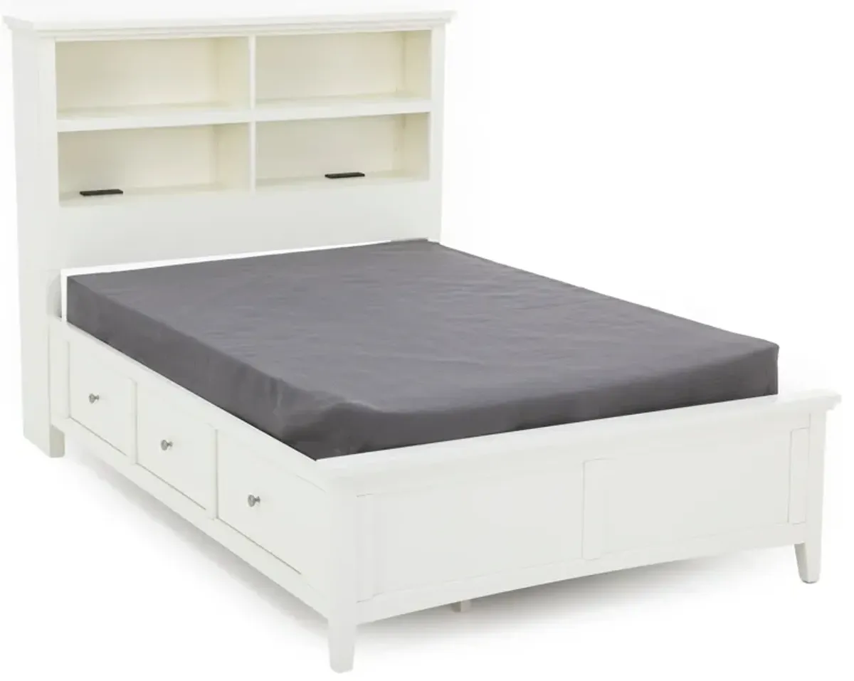 Spencer Full Bookcase Storage Bed