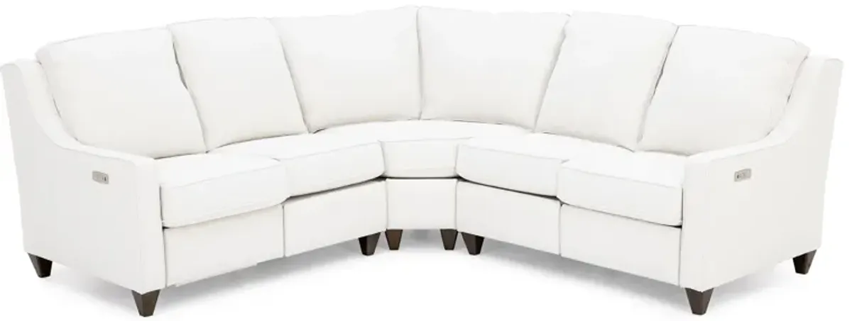 Reclining Your Way 3-Pc. Power Headrest Wall Saver Reclining Modular