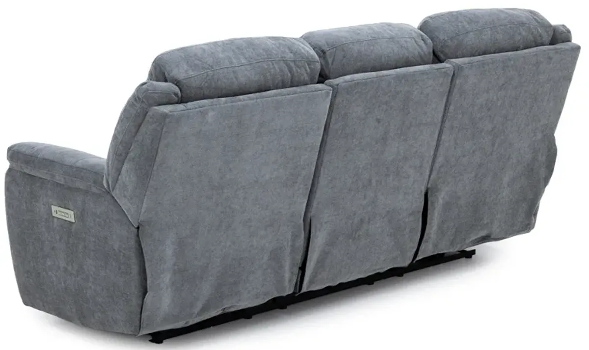 Tyson Fully Loaded Zero Gravity Reclining Sofa in Granite