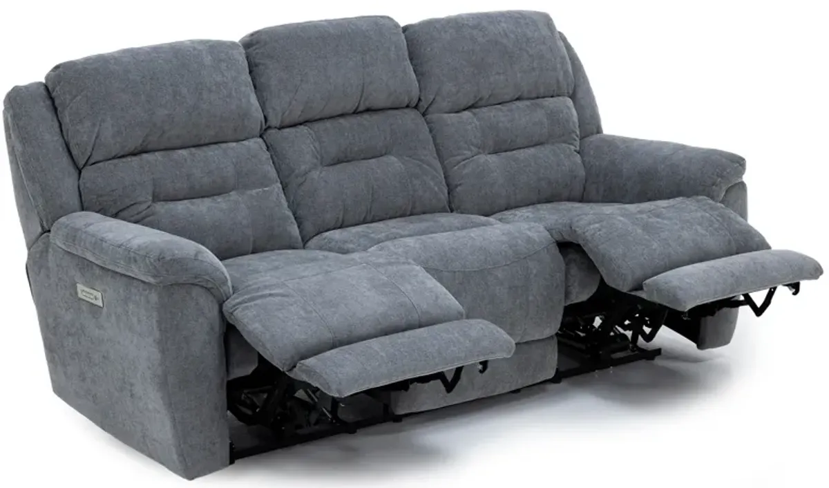 Tyson Fully Loaded Zero Gravity Reclining Sofa in Granite