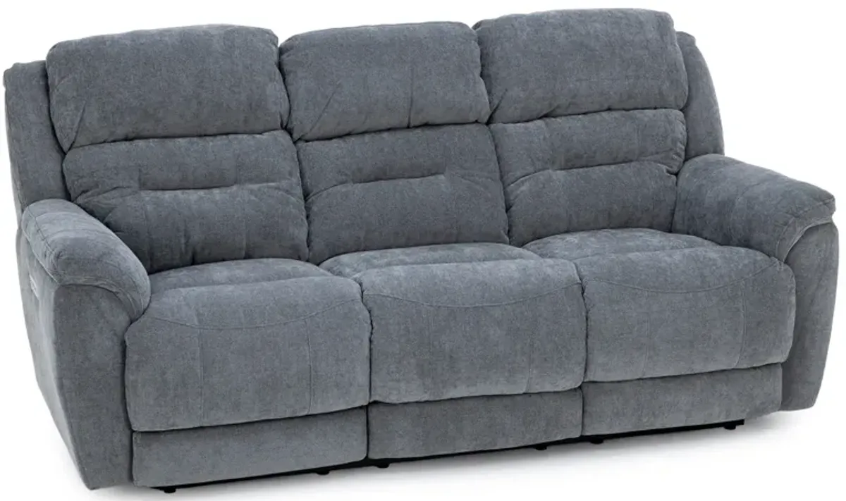 Tyson Fully Loaded Zero Gravity Reclining Sofa in Granite