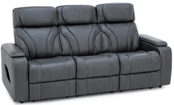 Direct Design Torino Fully Loaded Reclining Sofa With Air Massage, Heat, Drop Down Table And Lights