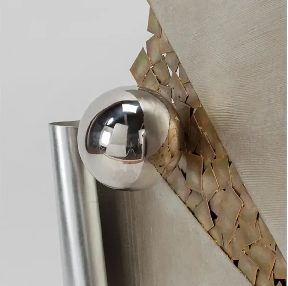 Metal Steel Disc Wall Decor 40"W x 45"H