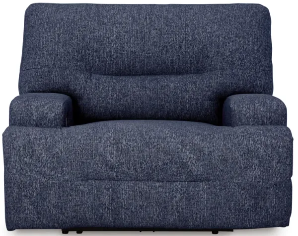 Macklin Power Headrest Zero Gravity Oversized Recliner in Navy