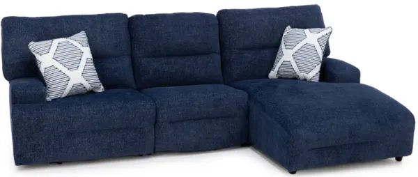 Macklin 3-Pc. Power Headrest Zero Gravity Reclining Chaise Sofa With Next-Gen Nuvella Performance Fa