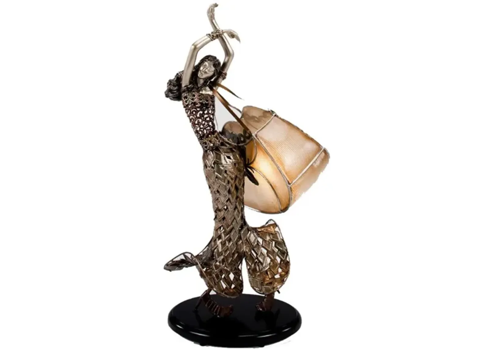 Lady with Purse II Table Lamp 32"H