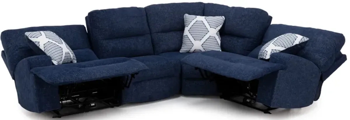 Macklin 4-Pc. Power Headrest Zero Gravity Reclining Modular With Next-Gen Nuvella Performance Fabric