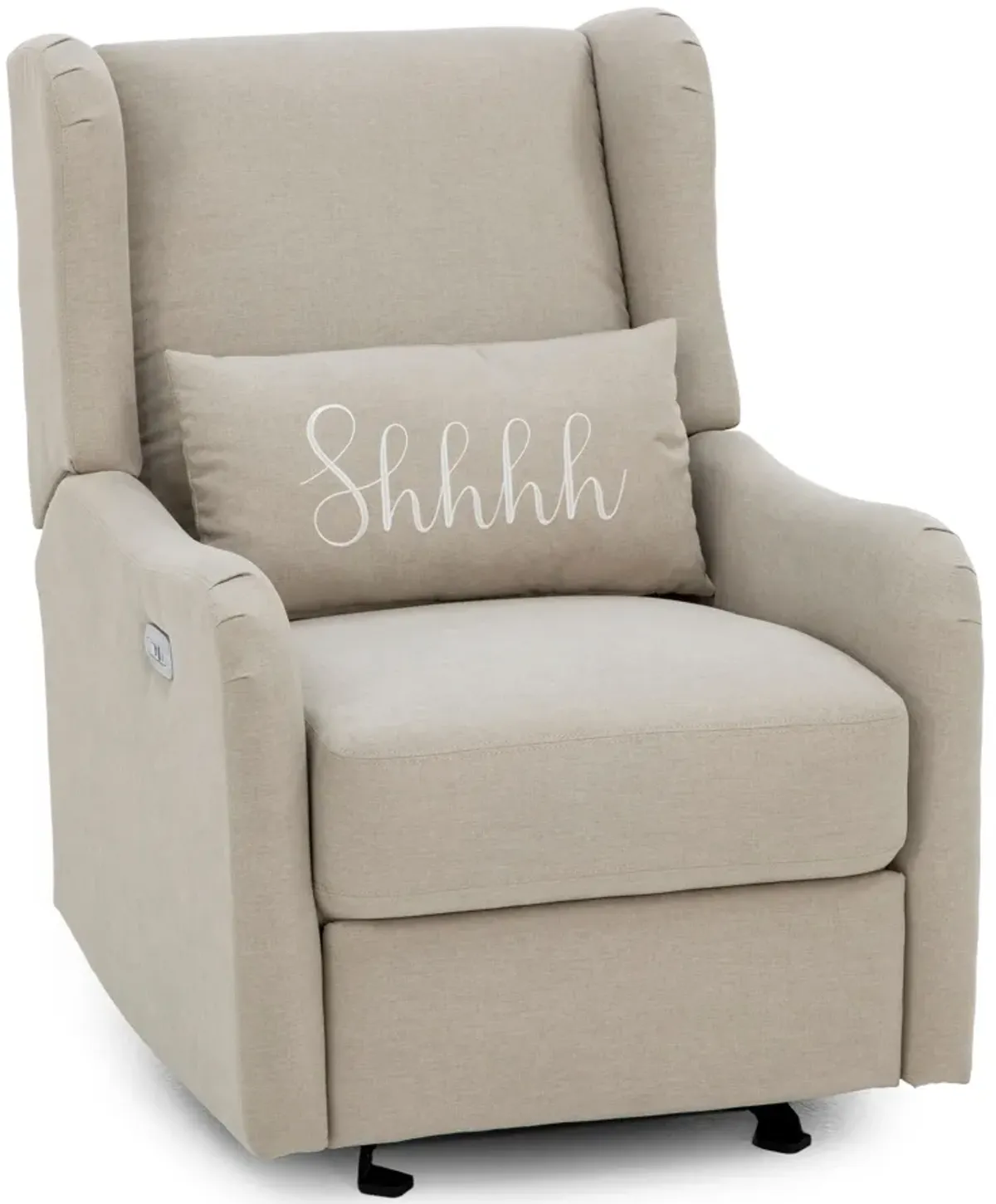 Shannon Power Glider Recliner With Pillow