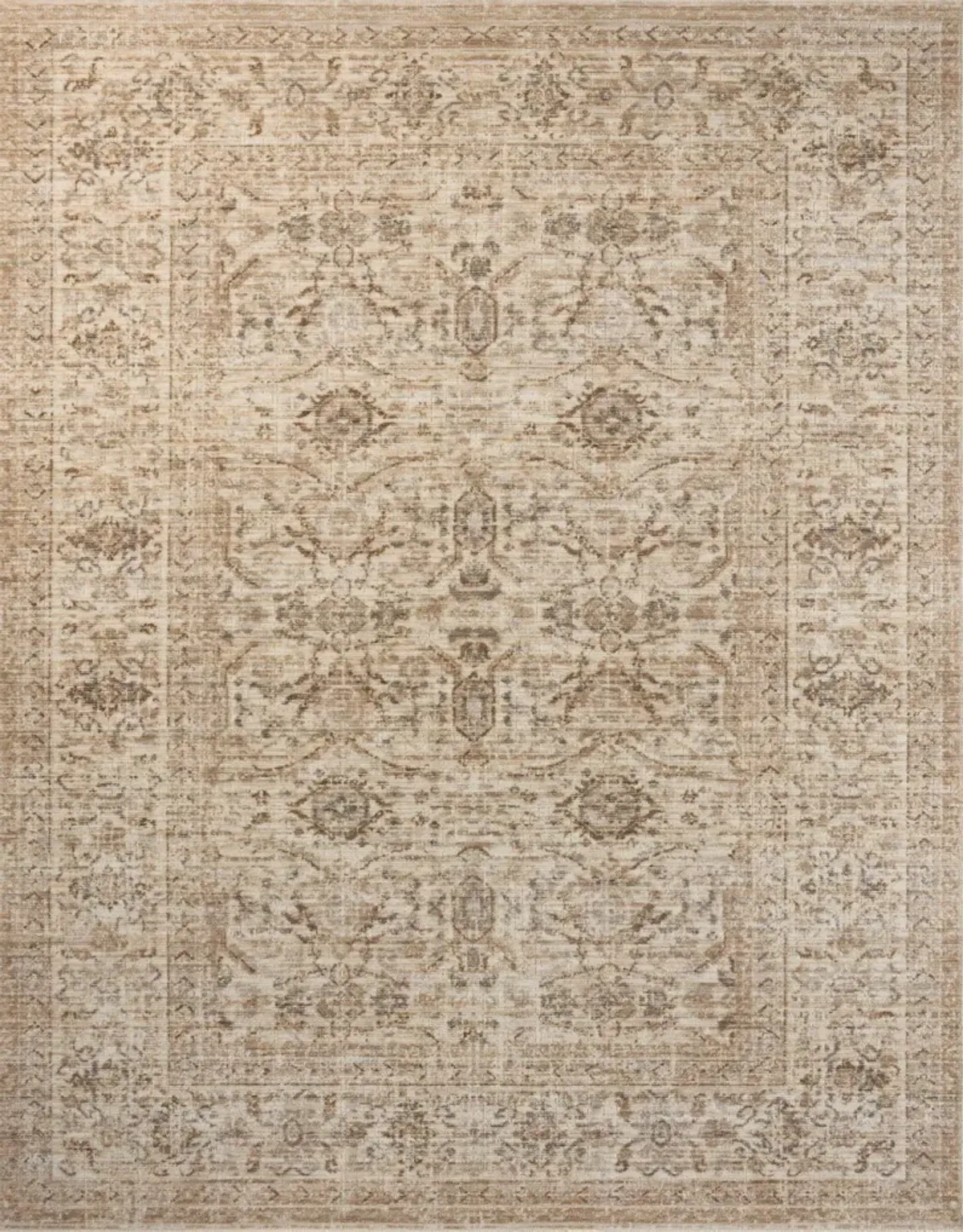 Heritage Ivory/Natural Area Rug 6'W x 9'L