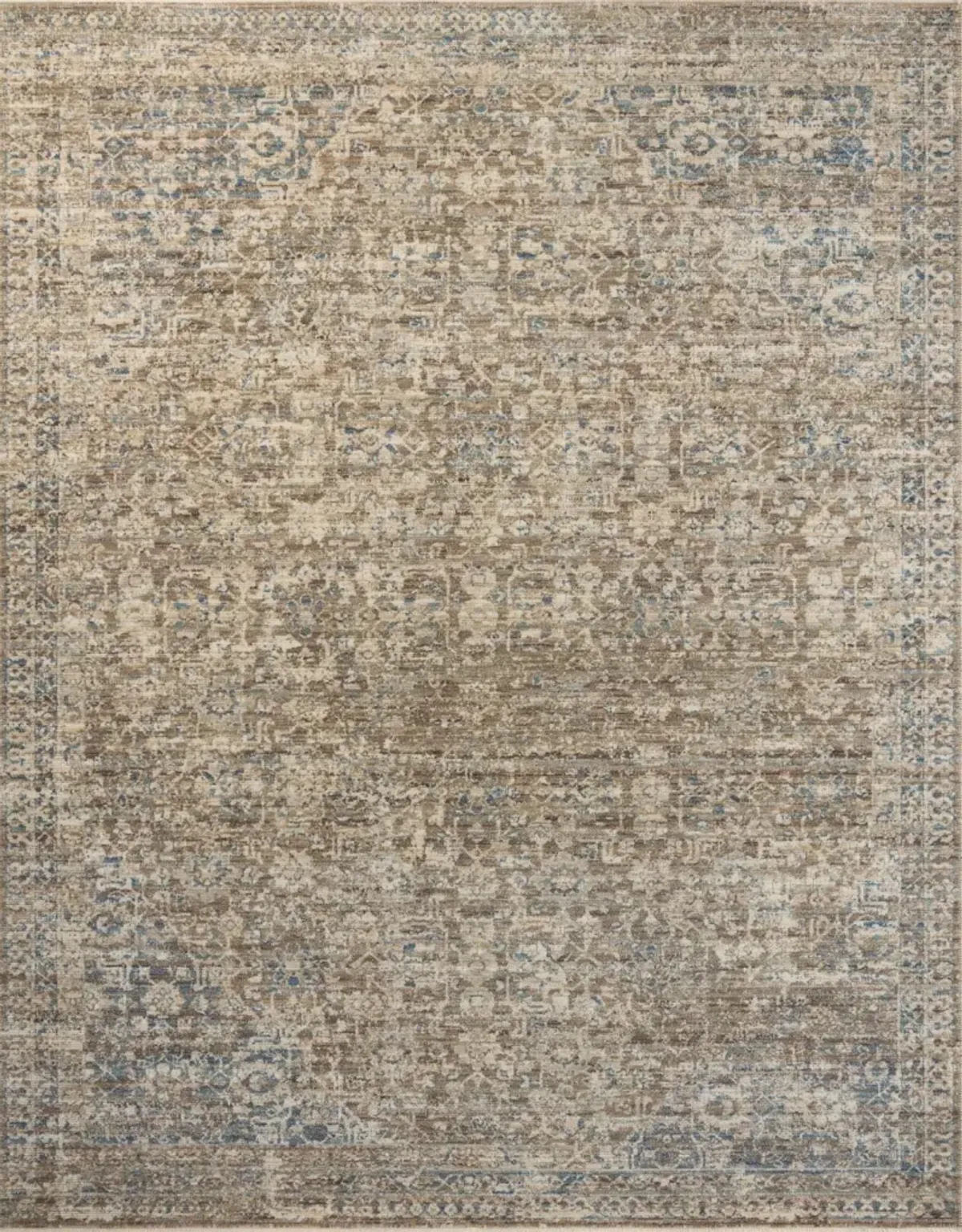 Heritage Spa/Earth Area Rug 8'W x 10'L