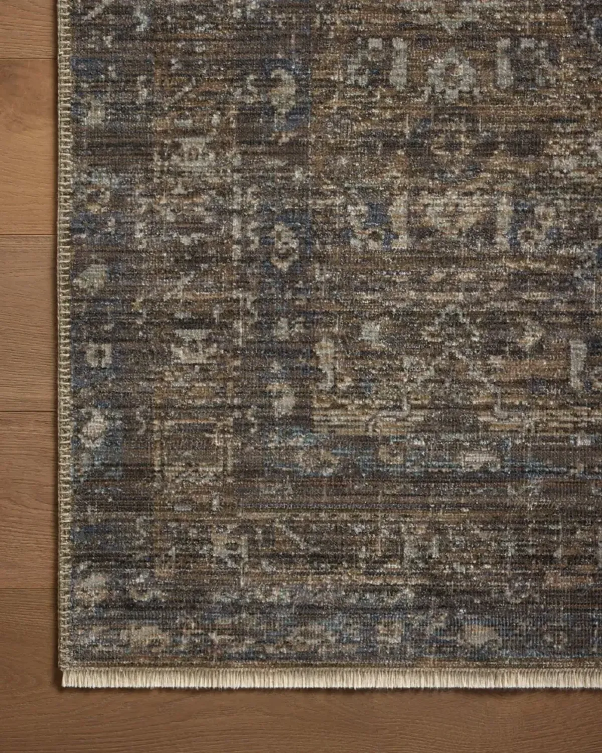 Heritage Lagoon/Tobacco Area Rug 6'W x 9'L