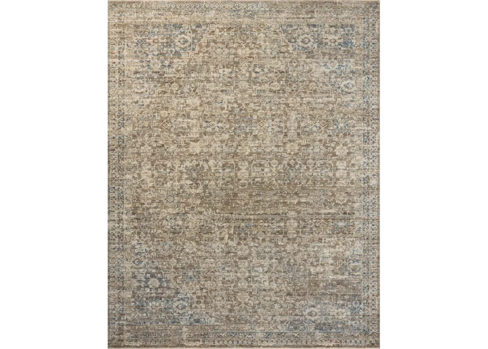 Heritage Spa/Earth Area Rug 6'W x 9'L