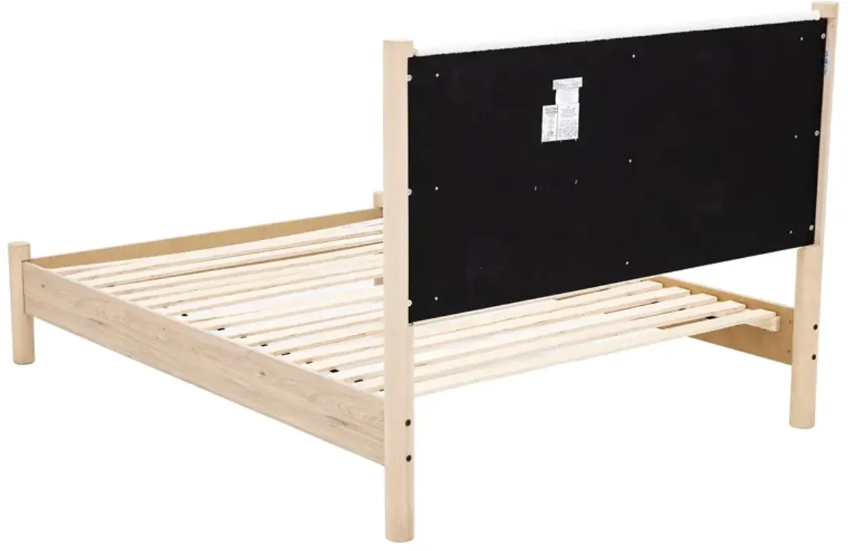 Hudson King Upholstered Panel Bed